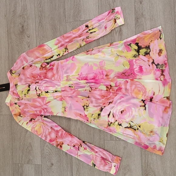 NWT Pink Floral BCBG Dress - Picture 11 of 11